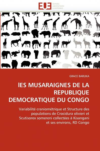 Les musaraignes de la republique democratique du congo