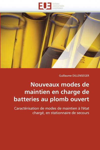 Nouveaux modes de maintien en charge de batteries au plomb ouvert
