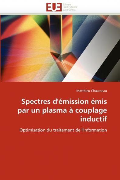 Spectres d''émission émis par un plasma à couplage inductif