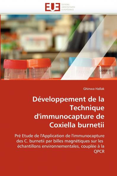Développement de la technique d''immunocapture de coxiella burnetii