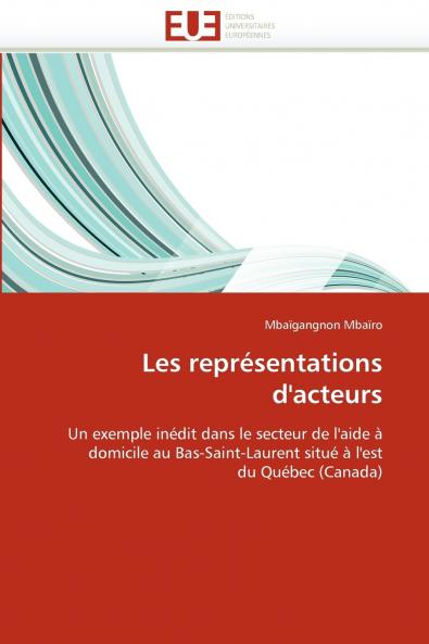 Les représentations d''acteurs