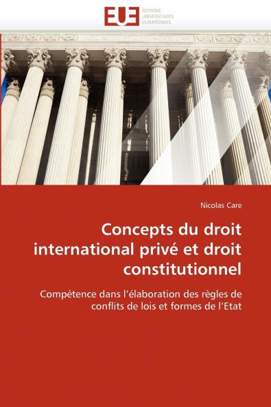 Concepts du droit international privé et droit constitutionnel