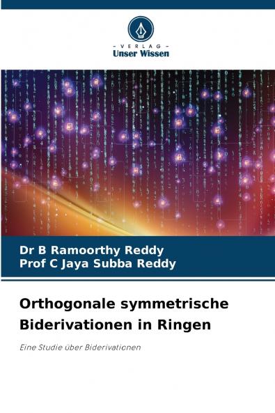 Orthogonale symmetrische Biderivationen in Ringen