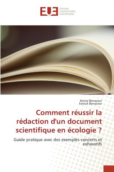 Comment réussir la rédaction d'un document scientifique en écologie ?