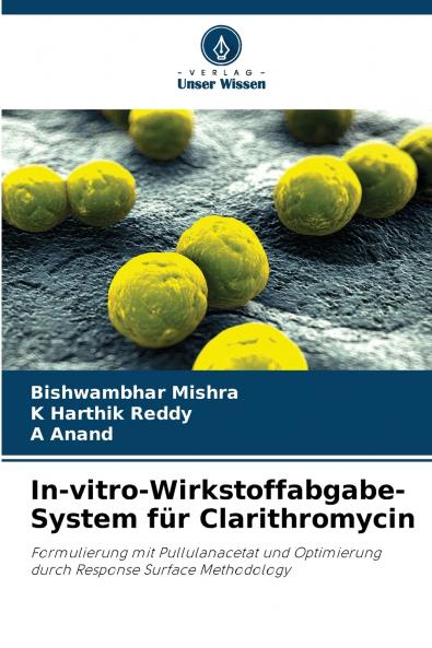 In-vitro-Wirkstoffabgabe-System für Clarithromycin