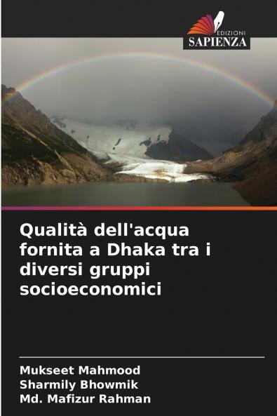 Qualità dell'acqua fornita a Dhaka tra i diversi gruppi socioeconomici