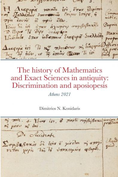 The history of Mathematics and Exact Sciences in antiquity