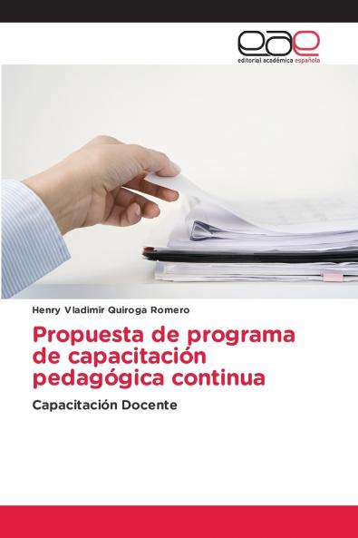 Propuesta de programa de capacitación pedagógica continua