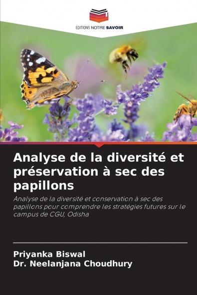 Analyse de la diversité et préservation à sec des papillons