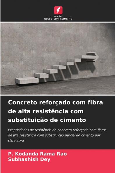 Concreto reforçado com fibra de alta resistência com substituição de cimento