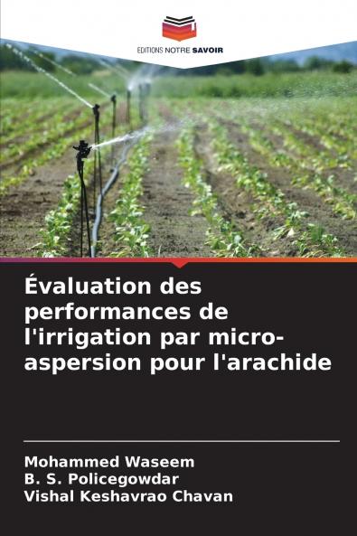 Évaluation des performances de l'irrigation par micro-aspersion pour l'arachide