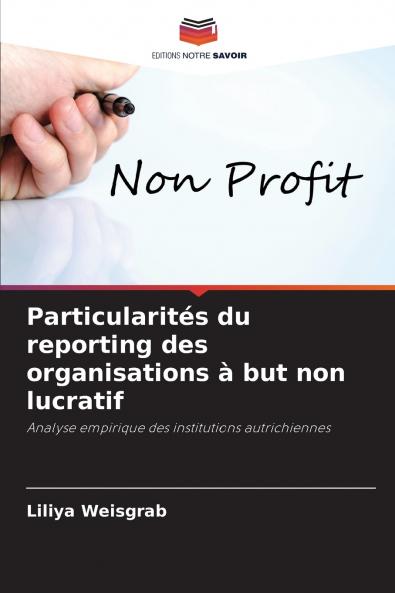 Particularités du reporting des organisations à but non lucratif