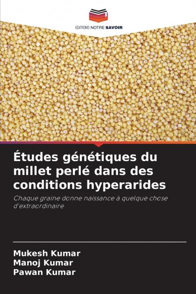 Études génétiques du millet perlé dans des conditions hyperarides