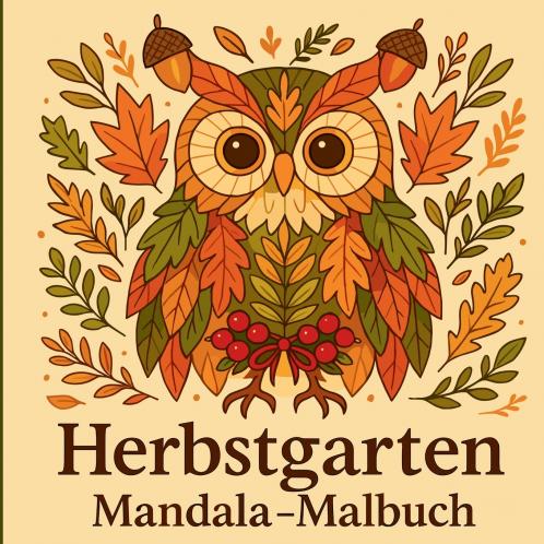 Herbstgarten - Mandala-Malbuch