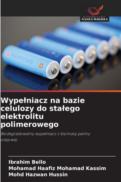 Wypełniacz na bazie celulozy do stałego elektrolitu polimerowego