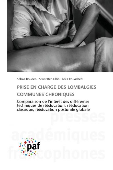 PRISE EN CHARGE DES LOMBALGIES COMMUNES CHRONIQUES