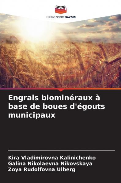 Engrais biominéraux à base de boues d'égouts municipaux