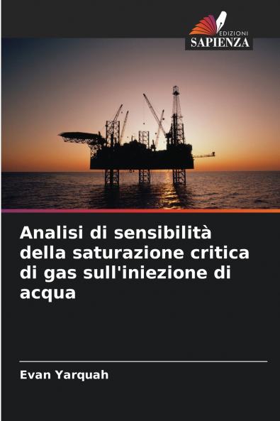 Analisi di sensibilità della saturazione critica di gas sull'iniezione di acqua