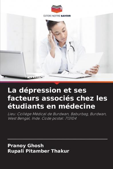 La dépression et ses facteurs associés chez les étudiants en médecine