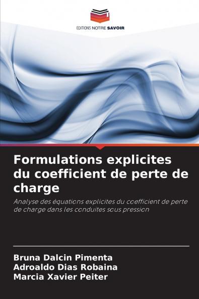 Formulations explicites du coefficient de perte de charge