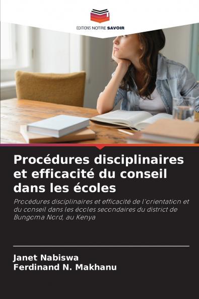 Procédures disciplinaires et efficacité du conseil dans les écoles