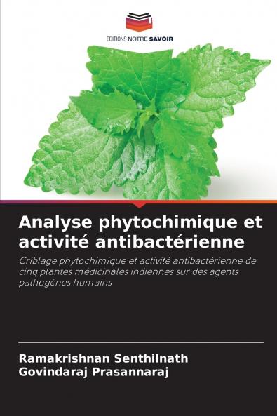 Analyse phytochimique et activité antibactérienne