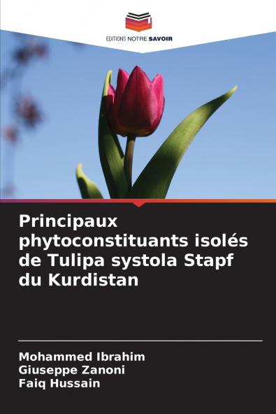 Principaux phytoconstituants isolés de Tulipa systola Stapf du Kurdistan
