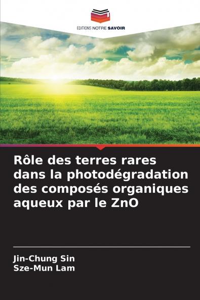 Rôle des terres rares dans la photodégradation des composés organiques aqueux par le ZnO