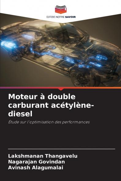 Moteur à double carburant acétylène-diesel
