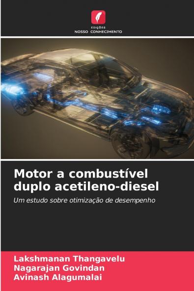 Motor a combustível duplo acetileno-diesel
