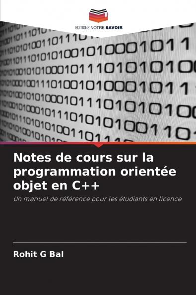 Notes de cours sur la programmation orientée objet en C++
