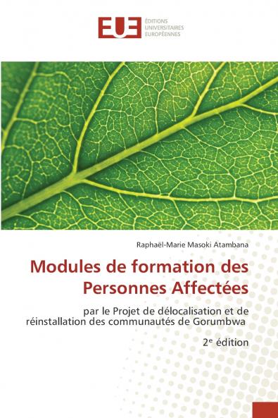 Modules de formation des Personnes Affectées