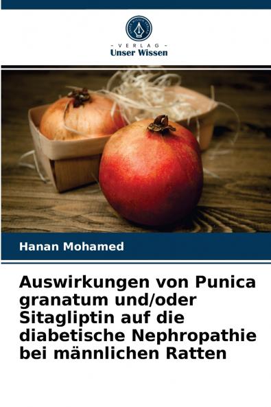 Auswirkungen von Punica granatum und/oder Sitagliptin auf die diabetische Nephropathie bei männlichen Ratten