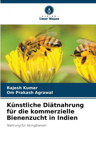 Künstliche Diätnahrung für die kommerzielle Bienenzucht in Indien