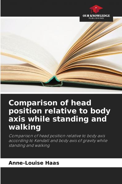 Comparison of head position relative to body axis while standing and walking