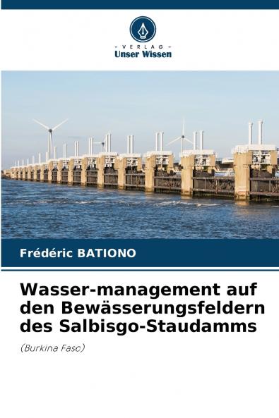 Wasser-management auf den Bewässerungsfeldern des Salbisgo-Staudamms