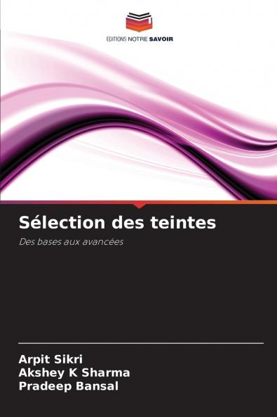 Sélection des teintes
