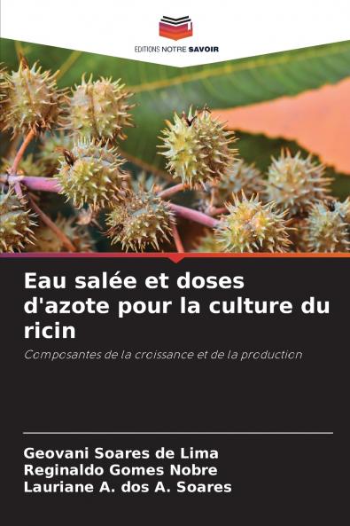 Eau salée et doses d'azote pour la culture du ricin