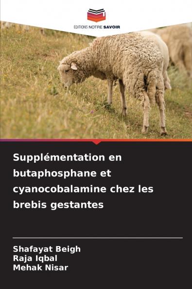 Supplémentation en butaphosphane et cyanocobalamine chez les brebis gestantes