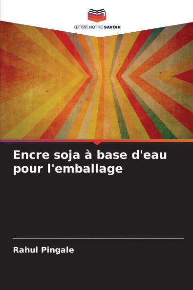 Encre soja à base d'eau pour l'emballage