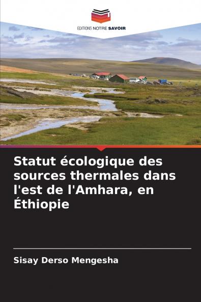 Statut écologique des sources thermales dans l'est de l'Amhara en Éthiopie