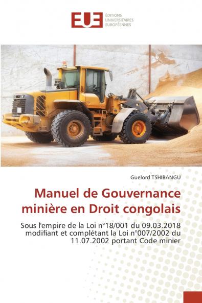 Manuel de Gouvernance minière en Droit congolais