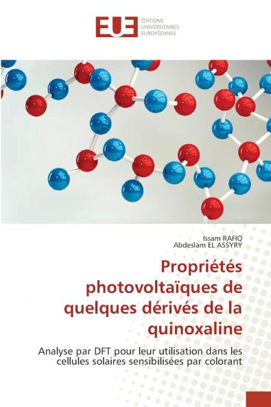 Propriétés photovoltaïques de quelques dérivés de la quinoxaline