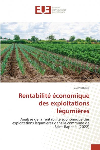 Rentabilité économique des exploitations légumières