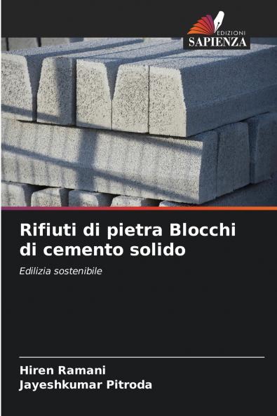 Rifiuti di pietra Blocchi di cemento solido