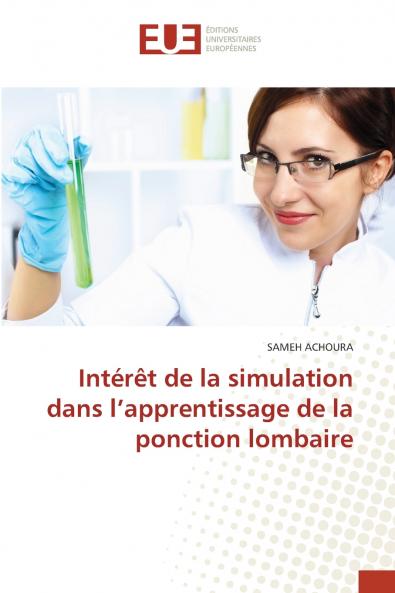 Intérêt de la simulation dans l'apprentissage de la ponction lombaire