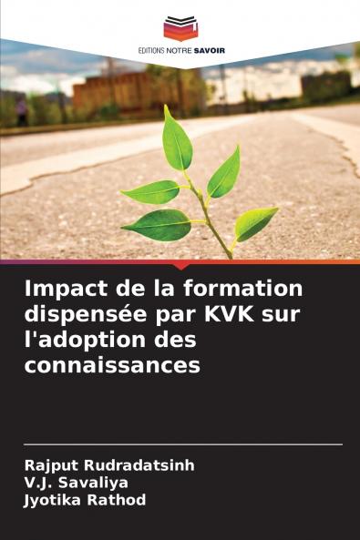 Impact de la formation dispensée par KVK sur l'adoption des connaissances
