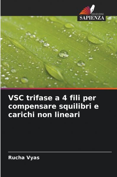VSC trifase a 4 fili per compensare squilibri e carichi non lineari