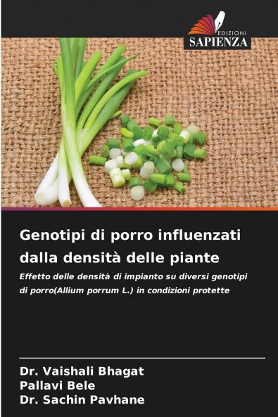 Genotipi di porro influenzati dalla densità delle piante