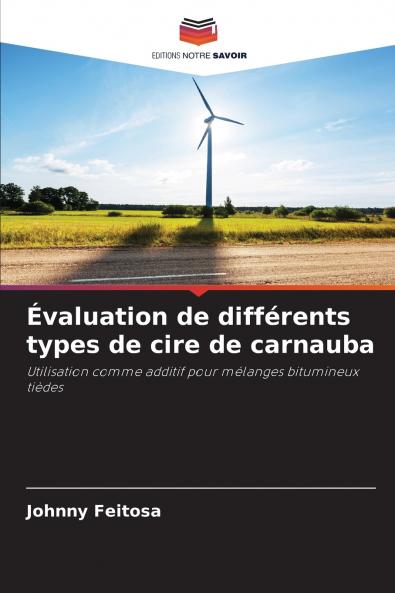 Évaluation de différents types de cire de carnauba